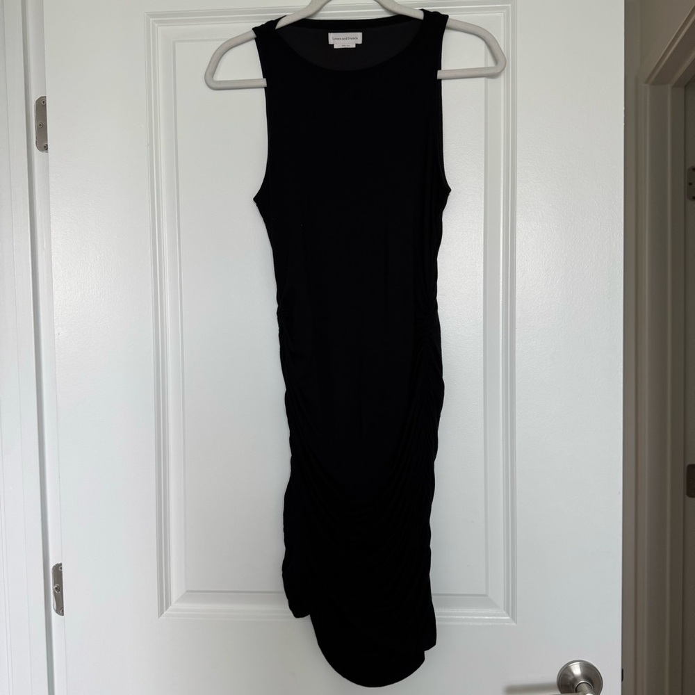 Lovers & Friends Giovanni ruched mini dress in black S